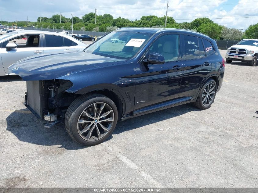 2018 BMW X3 XDRIVE30I - 5UXTR9C57JLC68852