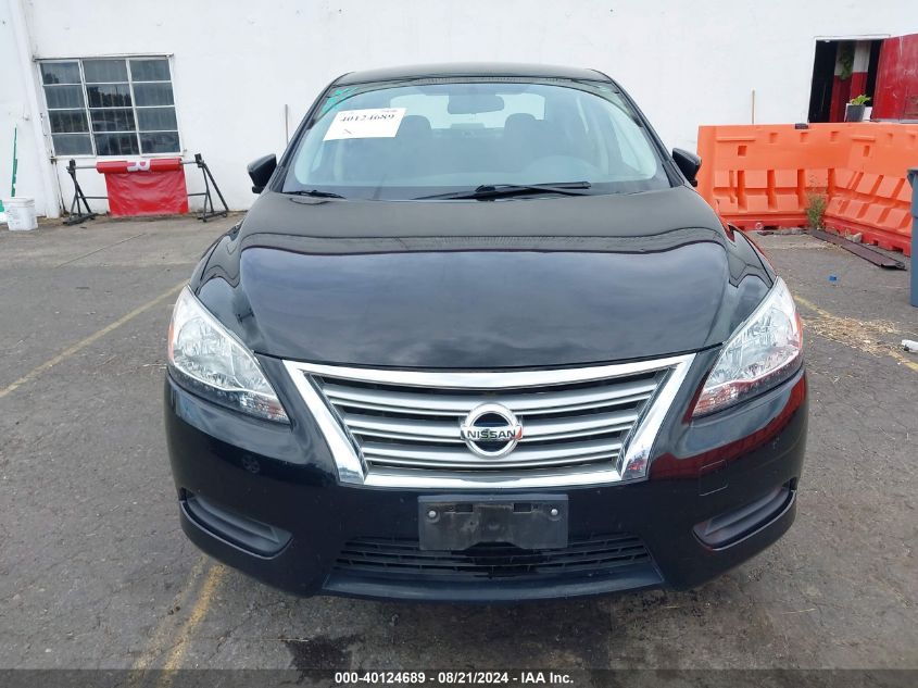 2014 Nissan Sentra Fe+ S/Fe+ Sv/S/Sl/Sr/Sv VIN: 3N1AB7AP0EY261504 Lot: 40124689