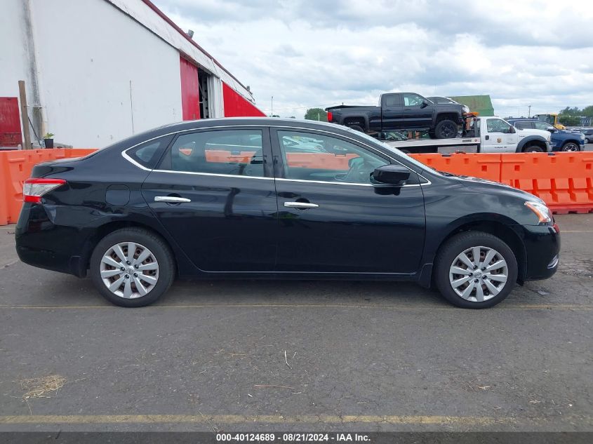 2014 Nissan Sentra Fe+ S/Fe+ Sv/S/Sl/Sr/Sv VIN: 3N1AB7AP0EY261504 Lot: 40124689