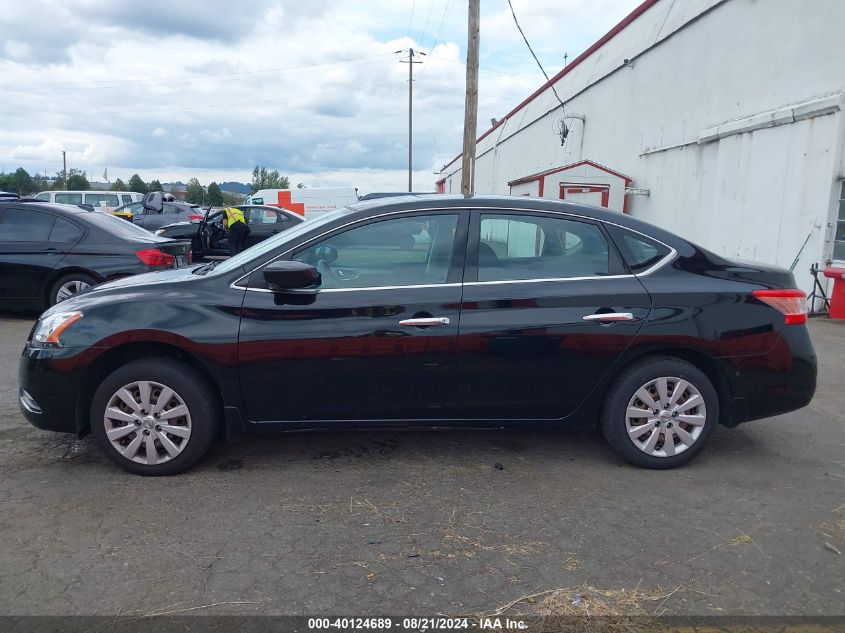 2014 Nissan Sentra Fe+ S/Fe+ Sv/S/Sl/Sr/Sv VIN: 3N1AB7AP0EY261504 Lot: 40124689