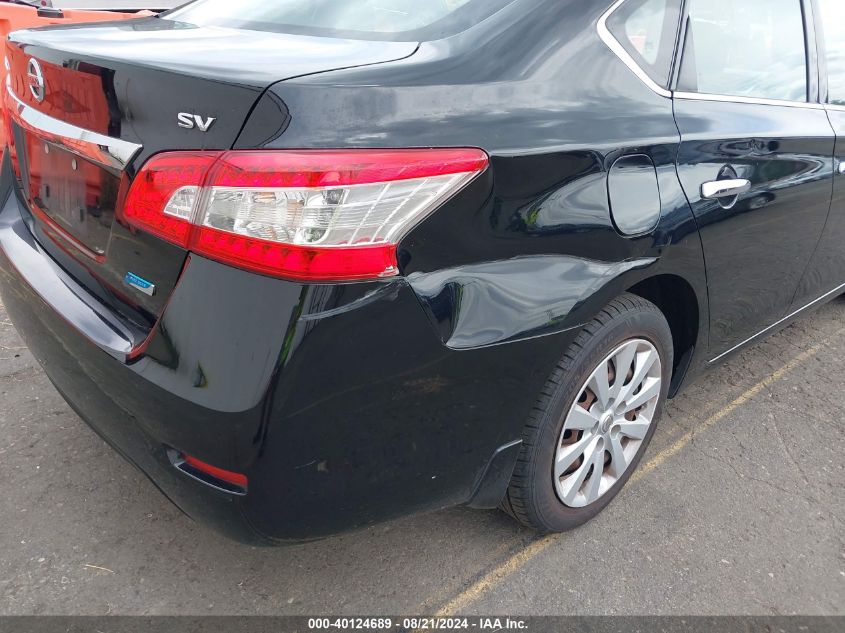 2014 Nissan Sentra Fe+ S/Fe+ Sv/S/Sl/Sr/Sv VIN: 3N1AB7AP0EY261504 Lot: 40124689