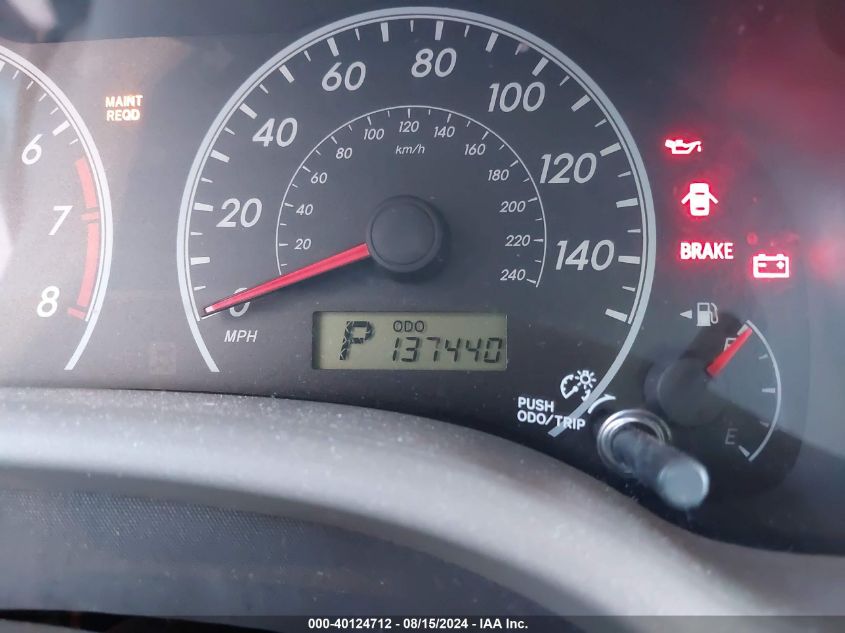 2009 Toyota Corolla Le VIN: 1NXBU40E49Z103309 Lot: 40124712