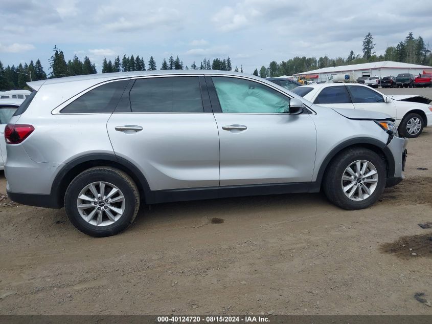 2019 Kia Sorento 2.4L L VIN: 5XYPG4A34KG516823 Lot: 40124720