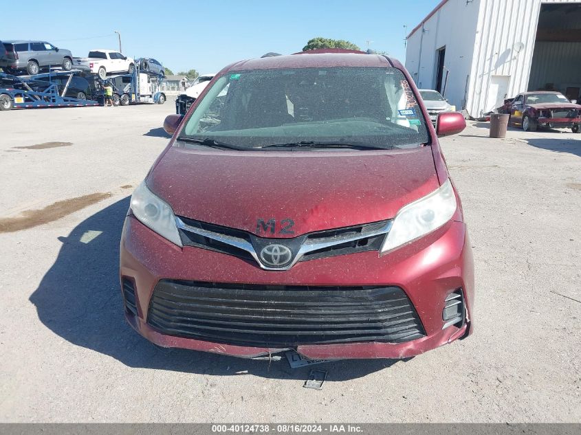 2020 Toyota Sienna Le VIN: 5TDKZ3DC2LS05724 Lot: 40124738