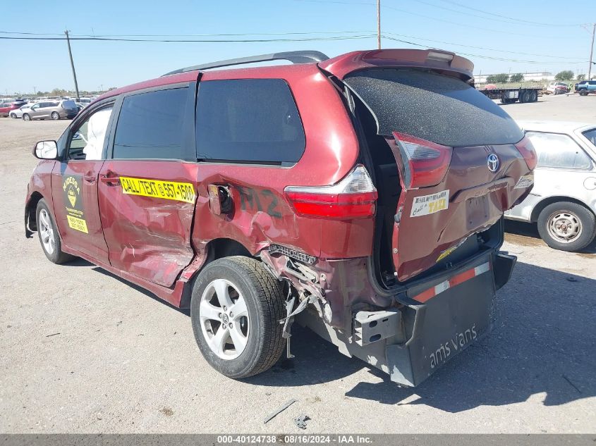 2020 Toyota Sienna Le VIN: 5TDKZ3DC2LS05724 Lot: 40124738