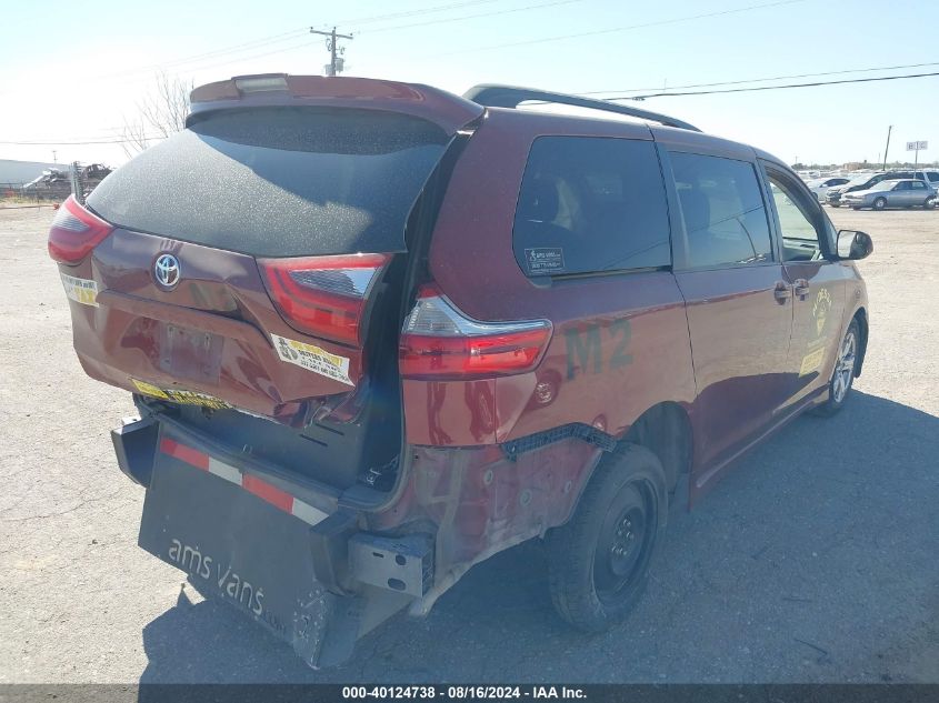 2020 Toyota Sienna Le VIN: 5TDKZ3DC2LS05724 Lot: 40124738