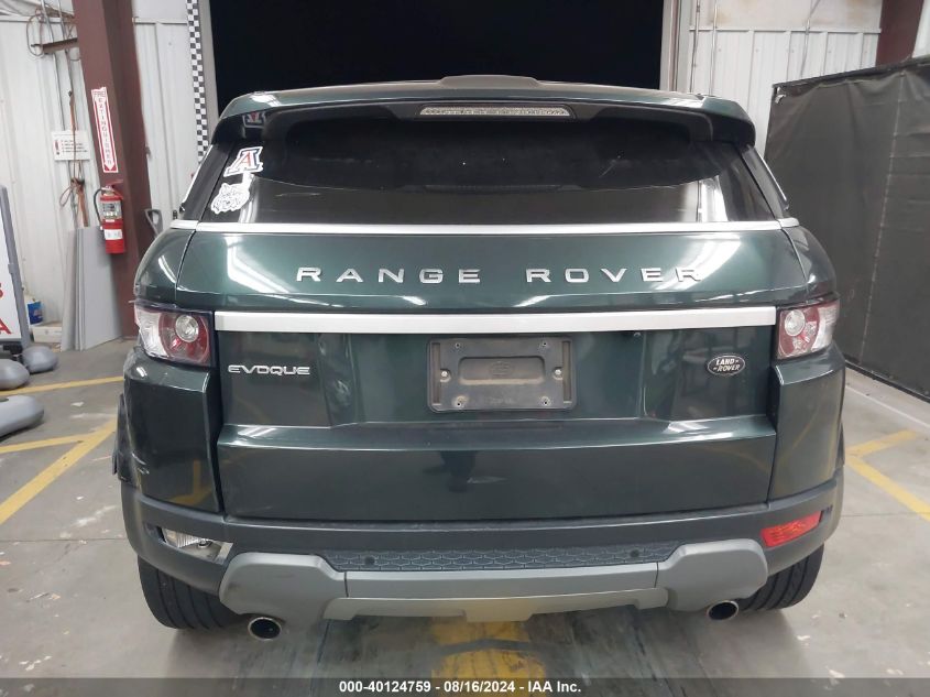 2012 Land Rover Range Rover Evoque Pure Plus VIN: SALVV2BG3CH689429 Lot: 40124759