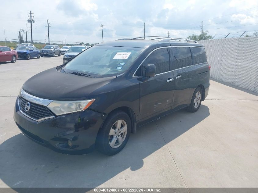 2012 Nissan Quest Sv VIN: JN8AE2KP0C9050395 Lot: 40124807