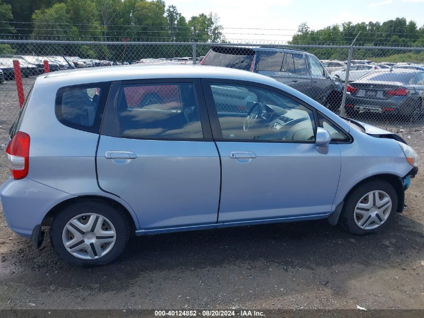 2008 Honda Fit VIN: JHMGD38458S060544 Lot: 40124852