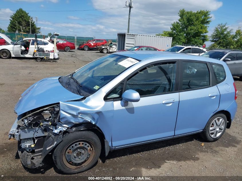 2008 Honda Fit VIN: JHMGD38458S060544 Lot: 40124852