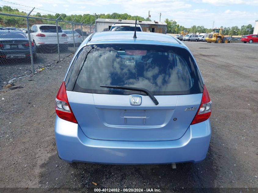 2008 Honda Fit VIN: JHMGD38458S060544 Lot: 40124852