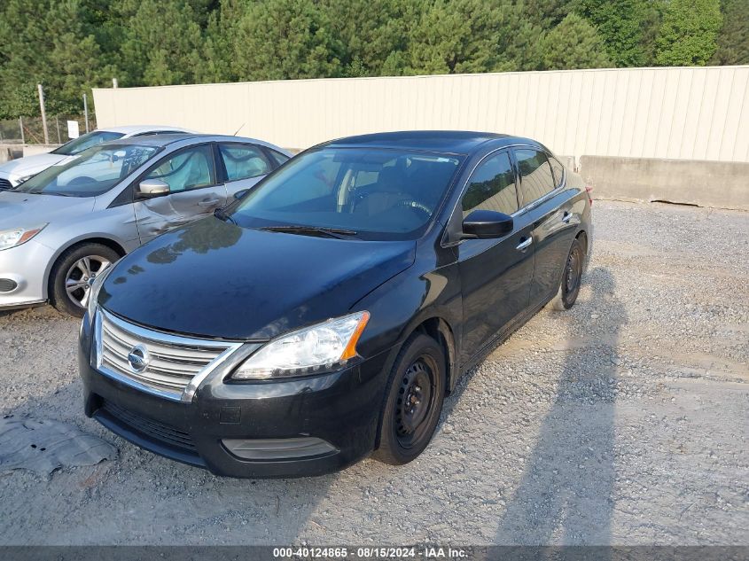 2015 Nissan Sentra S VIN: 3N1AB7AP2FY231020 Lot: 40124865