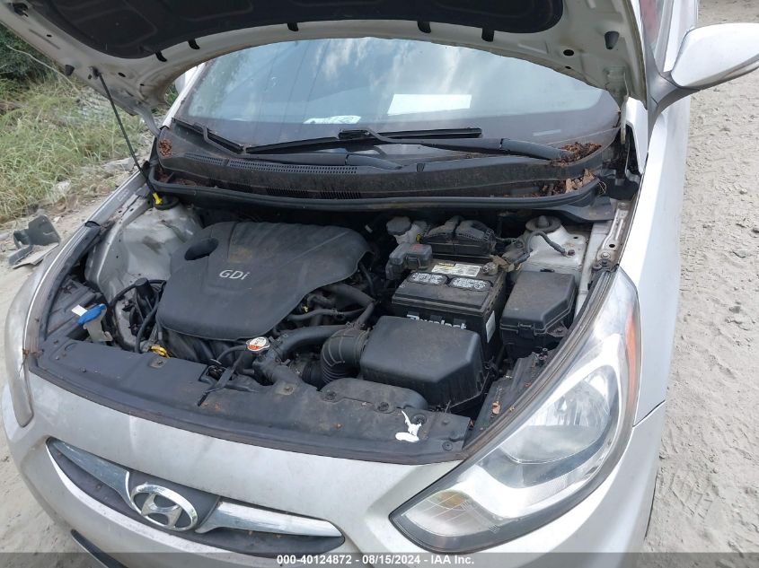 2013 Hyundai Accent Se VIN: KMHCU5AE8DU138579 Lot: 40124872