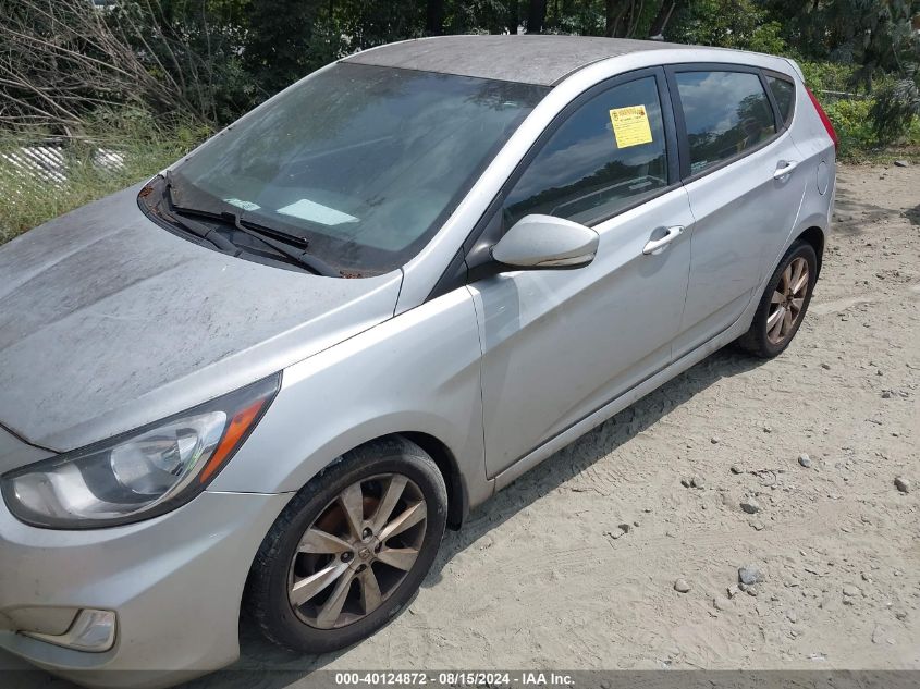 2013 Hyundai Accent Se VIN: KMHCU5AE8DU138579 Lot: 40124872