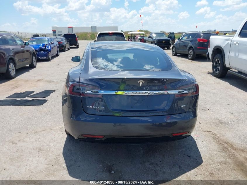 2016 Tesla Model S 60D/70D/75D/85D/90D VIN: 5YJSA1E25GF176785 Lot: 40124898