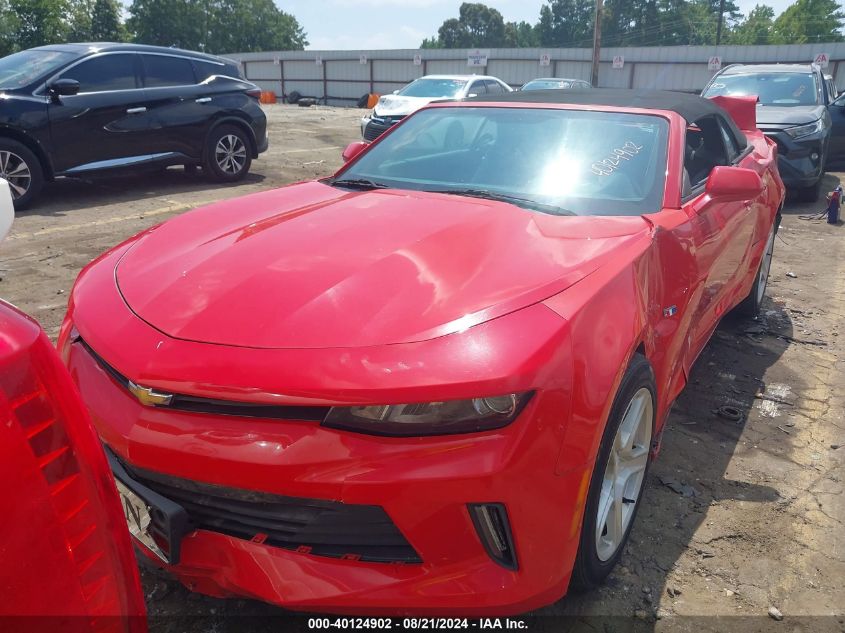 2018 Chevrolet Camaro 1Lt VIN: 1G1FB3DX6J0128489 Lot: 40124902