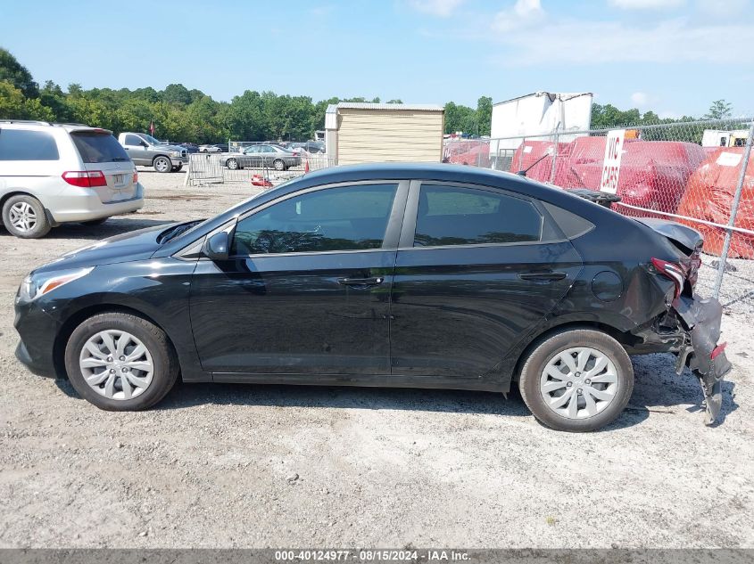 2022 Hyundai Accent Se VIN: 3KPC24A69NE180787 Lot: 40124977