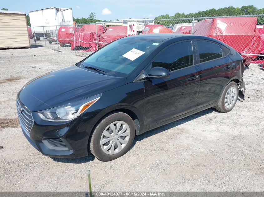 2022 Hyundai Accent Se VIN: 3KPC24A69NE180787 Lot: 40124977