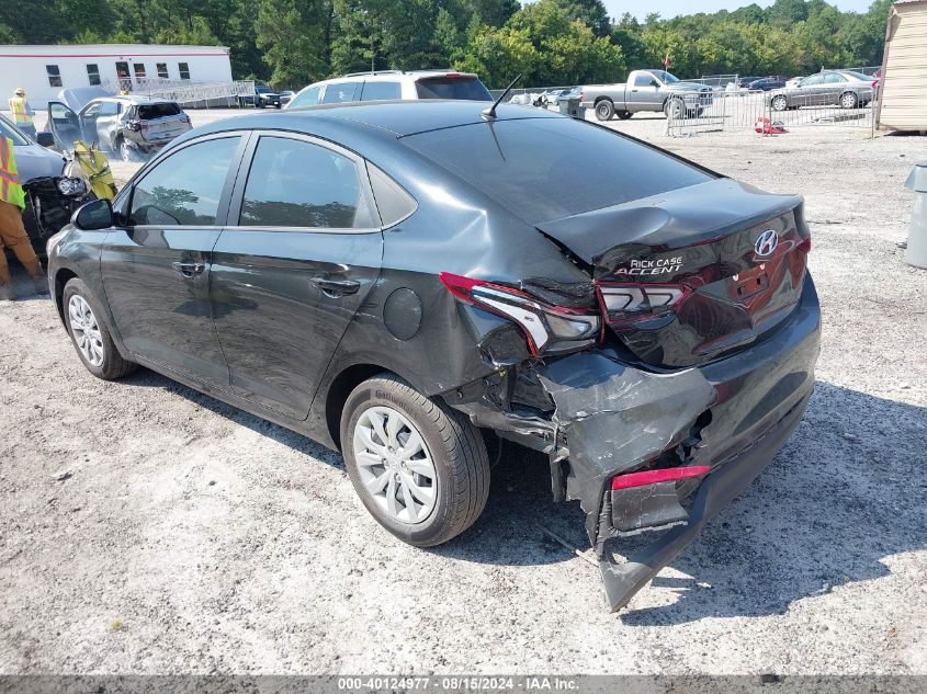 2022 Hyundai Accent Se VIN: 3KPC24A69NE180787 Lot: 40124977