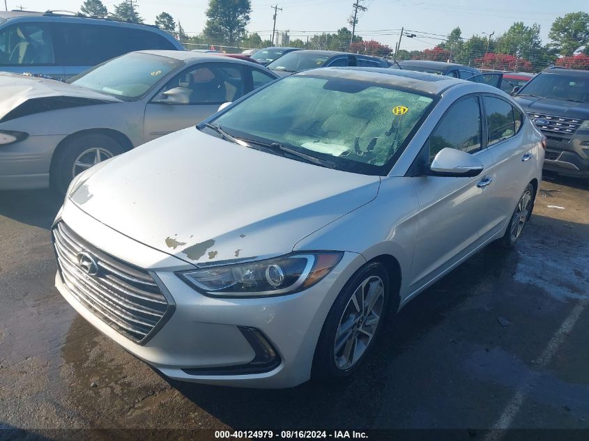 5NPD84LFXHH178160 2017 HYUNDAI ELANTRA - Image 2