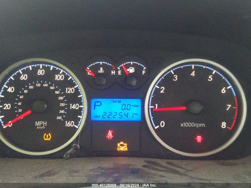 2008 Hyundai Tiburon Gs VIN: KMHHM66D48U274760 Lot: 40125008