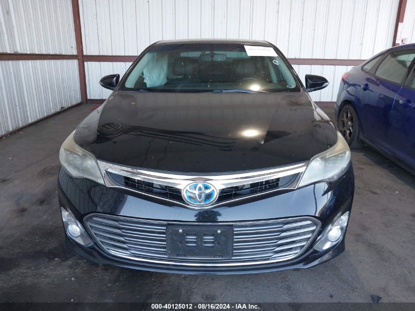 2014 Toyota Avalon Hybrid Xle Touring VIN: 4T1BD1EB4EU030577 Lot: 40125012