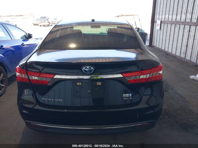 2014 Toyota Avalon Hybrid Xle Touring VIN: 4T1BD1EB4EU030577 Lot: 40125012