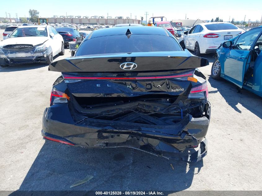 2022 Hyundai Elantra Hybrid Limited VIN: KMHLN4AJ5NU016302 Lot: 40125028