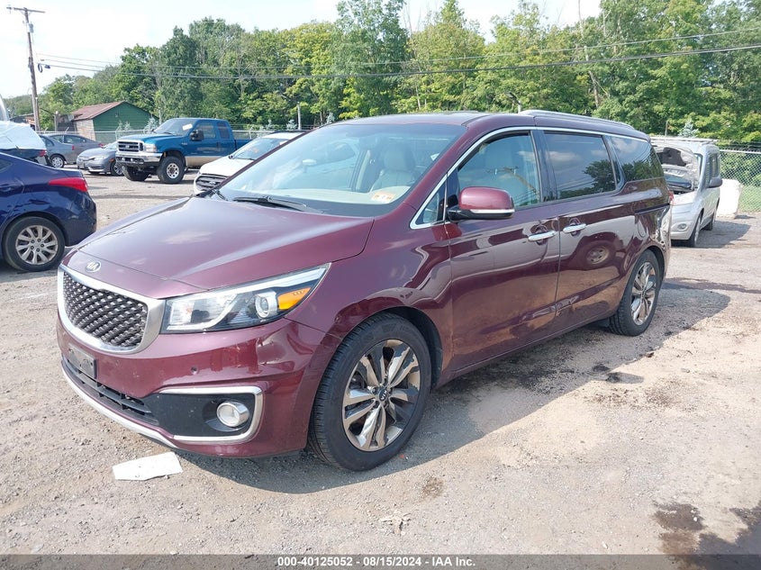 2015 KIA SEDONA SX LUXURY - KNDME5C19F6030690
