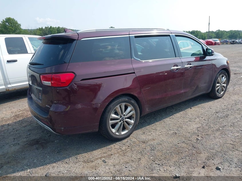 2015 KIA SEDONA SX LUXURY - KNDME5C19F6030690