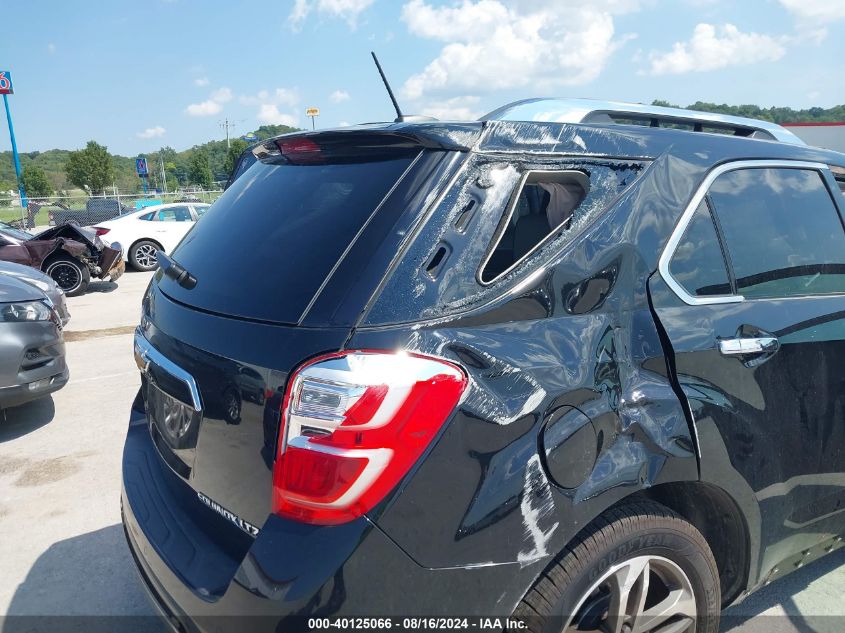 2016 Chevrolet Equinox Ltz VIN: 2GNFLGEKXG6213633 Lot: 40125066