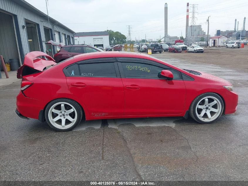 2013 Honda Civic Si VIN: 2HGFB6E56D8709742 Lot: 40125076