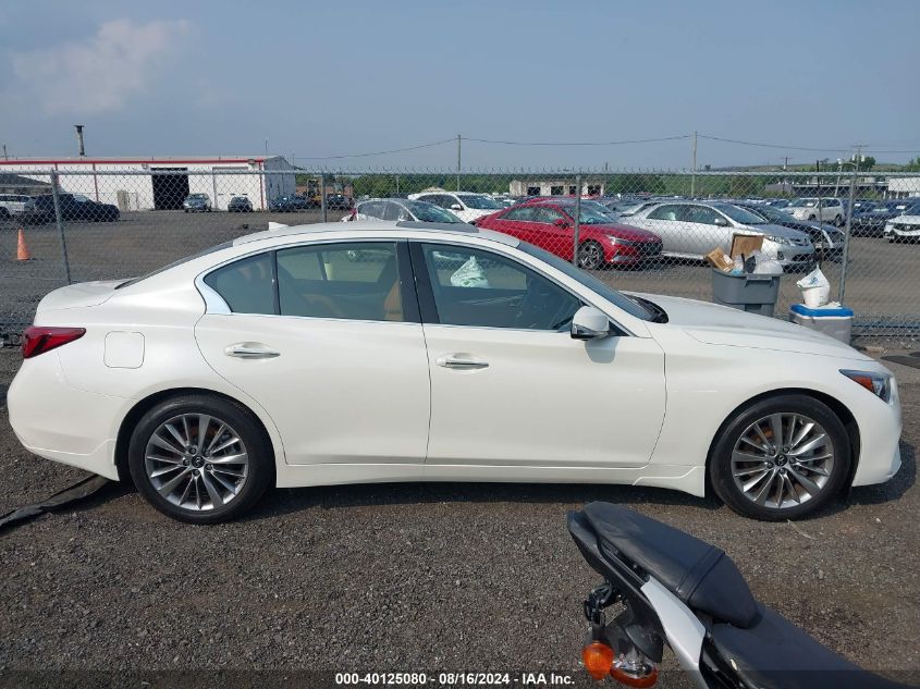 2024 Infiniti Q50 Luxe Awd VIN: JN1EV7BR5RM630021 Lot: 40125080