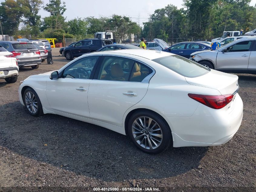 2024 Infiniti Q50 Luxe Awd VIN: JN1EV7BR5RM630021 Lot: 40125080