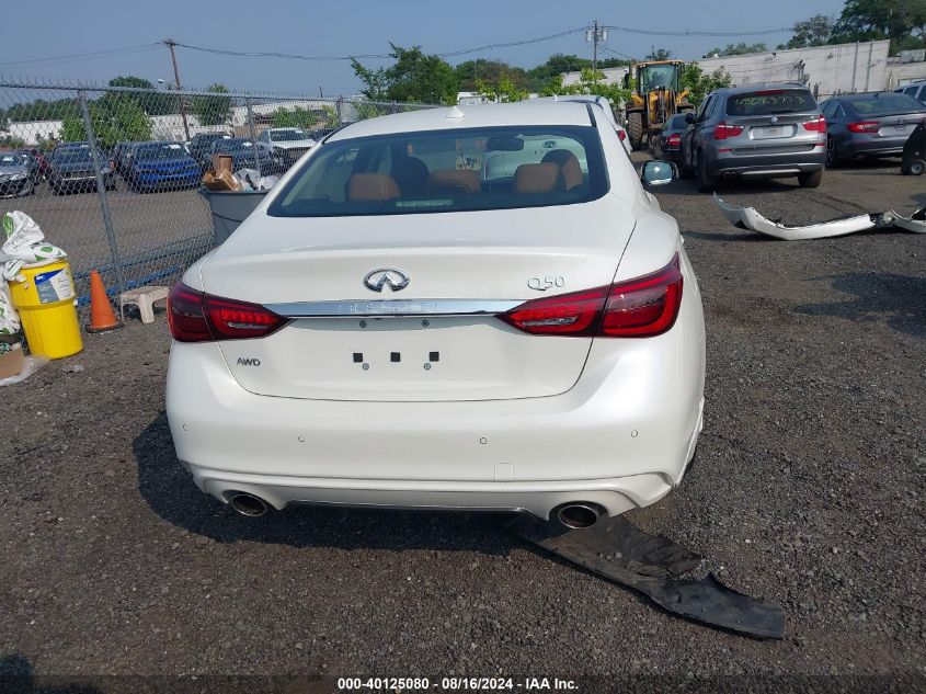 2024 Infiniti Q50 Luxe Awd VIN: JN1EV7BR5RM630021 Lot: 40125080