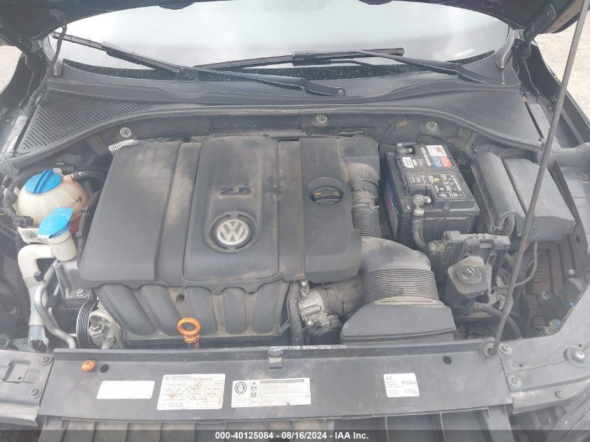 2012 Volkswagen Passat 2.5L Se VIN: 1VWBH7A33CC031035 Lot: 40125084