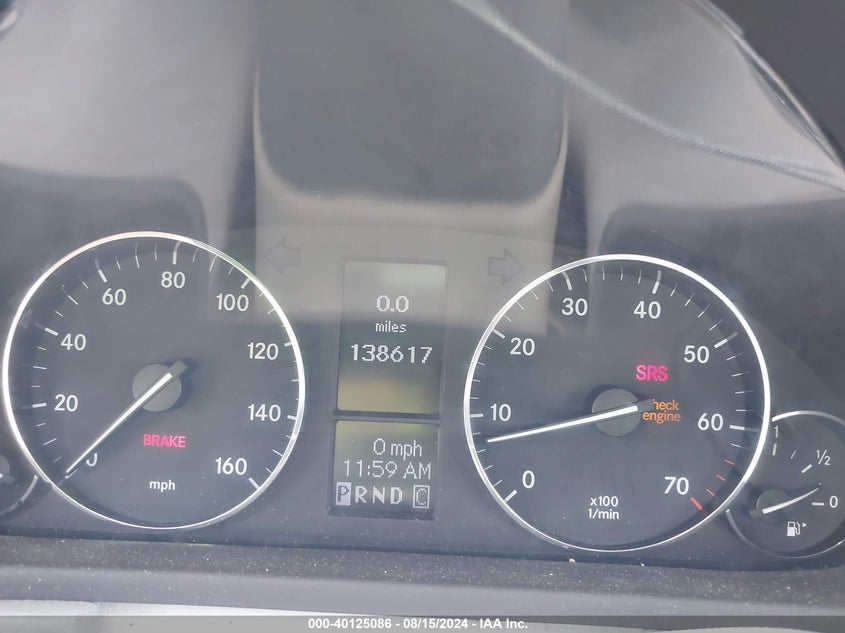 2007 Mercedes-Benz C 230 Sport VIN: WDBRF52HX7F855977 Lot: 40125086