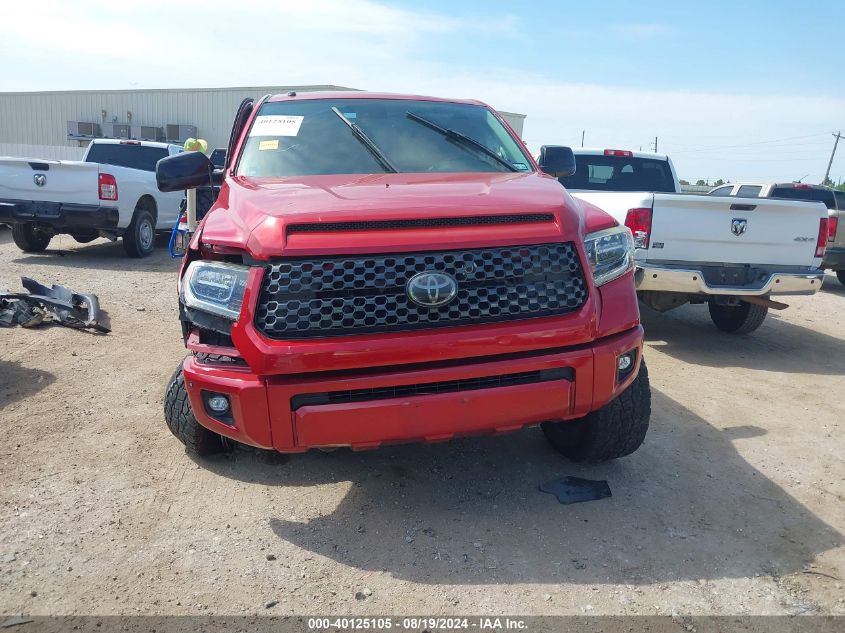 2018 Toyota Tundra Platinum 5.7L V8 VIN: 5TFAW5F11JX730766 Lot: 40125105