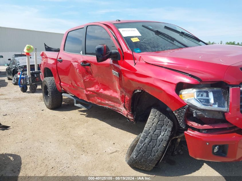 2018 Toyota Tundra Platinum 5.7L V8 VIN: 5TFAW5F11JX730766 Lot: 40125105