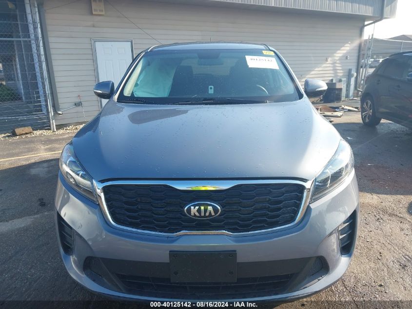 2019 Kia Sorento 2.4L L VIN: 5XYPG4A36KG598215 Lot: 40125142