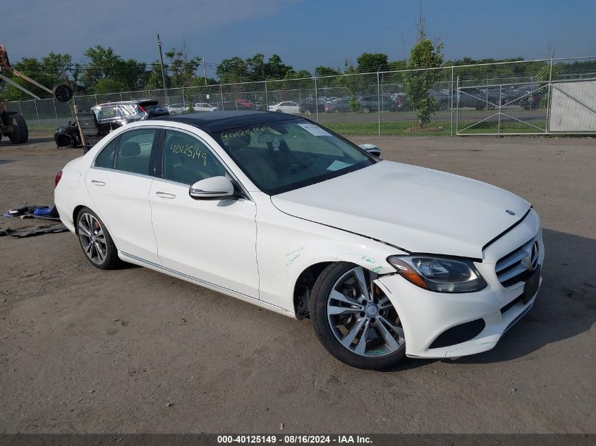 55SWF4JB6GU164346 2016 MERCEDES-BENZ C CLASS - Image 1