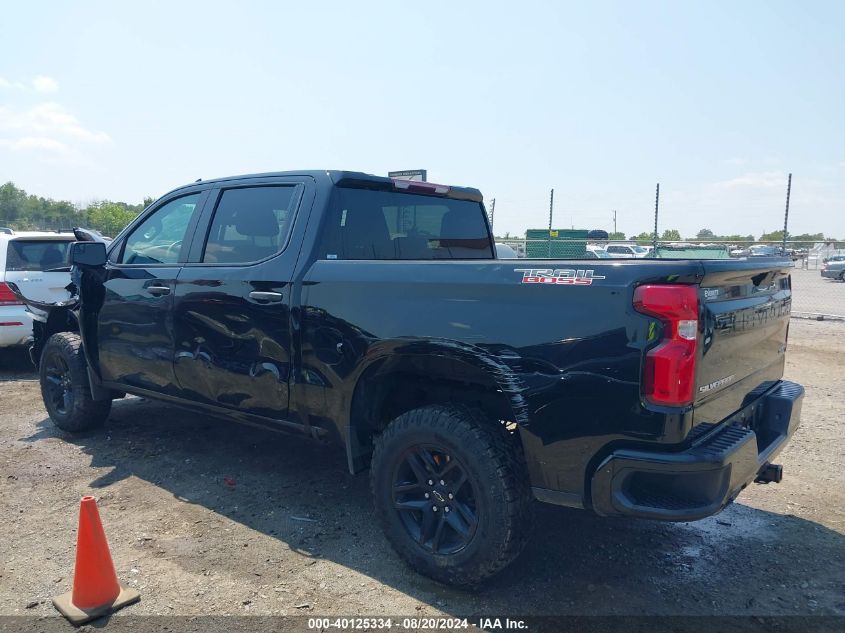 2021 Chevrolet Silverado 1500 4Wd Short Bed Custom Trail Boss VIN: 1GCPYCELXMZ375553 Lot: 40125334