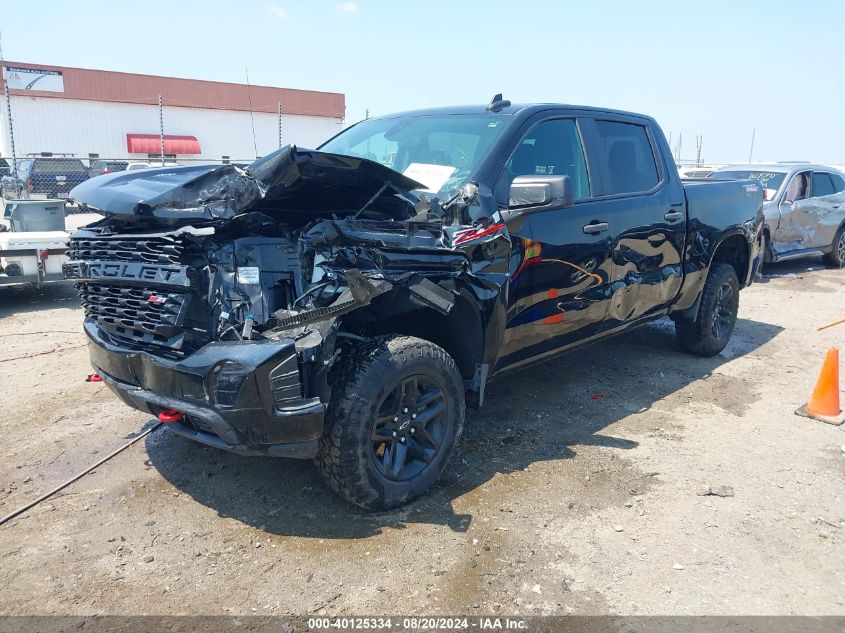 2021 Chevrolet Silverado 1500 4Wd Short Bed Custom Trail Boss VIN: 1GCPYCELXMZ375553 Lot: 40125334