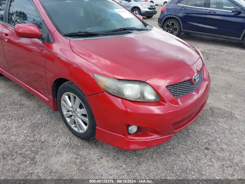 2010 Toyota Corolla S VIN: 2T1BU4EE0AC475793 Lot: 40125376