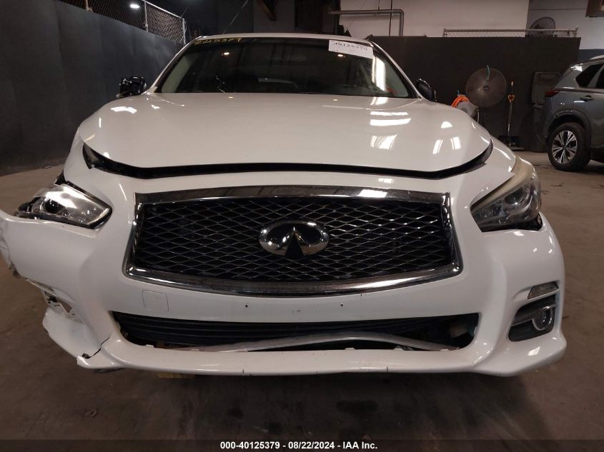 2014 Infiniti Q50 Premium VIN: JN1BV7ARXEM694361 Lot: 40125379