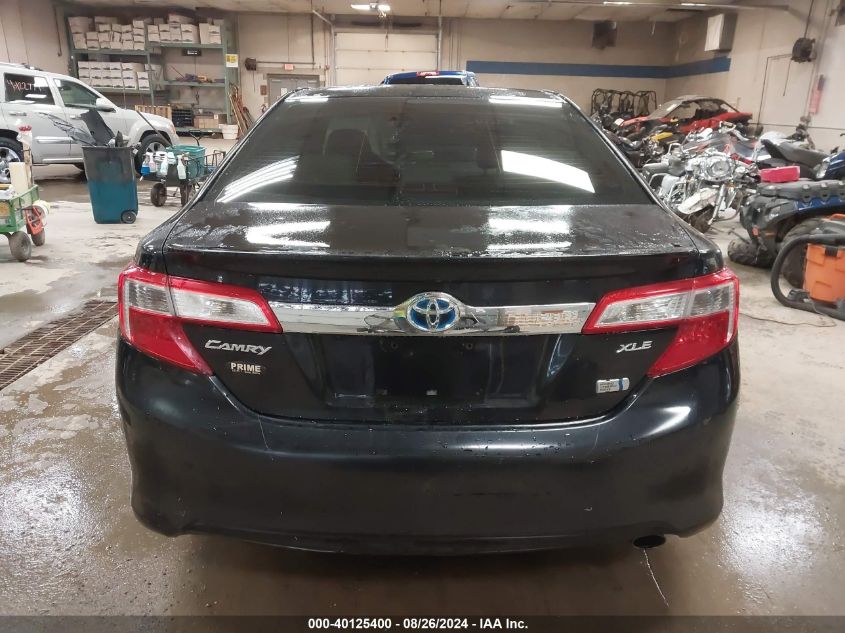 2012 Toyota Camry Hybrid Xle VIN: 4T1BD1FK5CU060554 Lot: 40125400