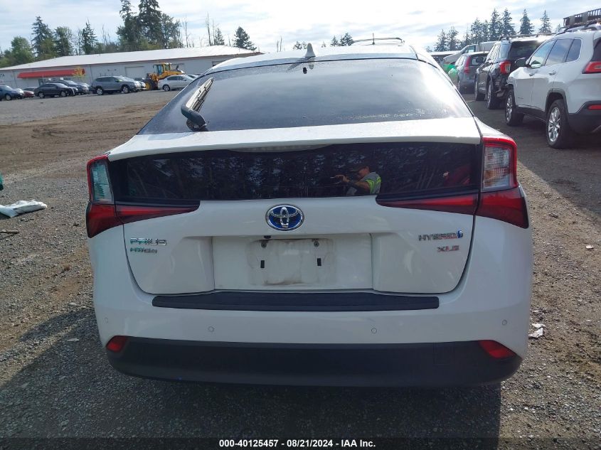 2020 Toyota Prius Xle Awd-E VIN: JTDL9RFUXL3021698 Lot: 40125457