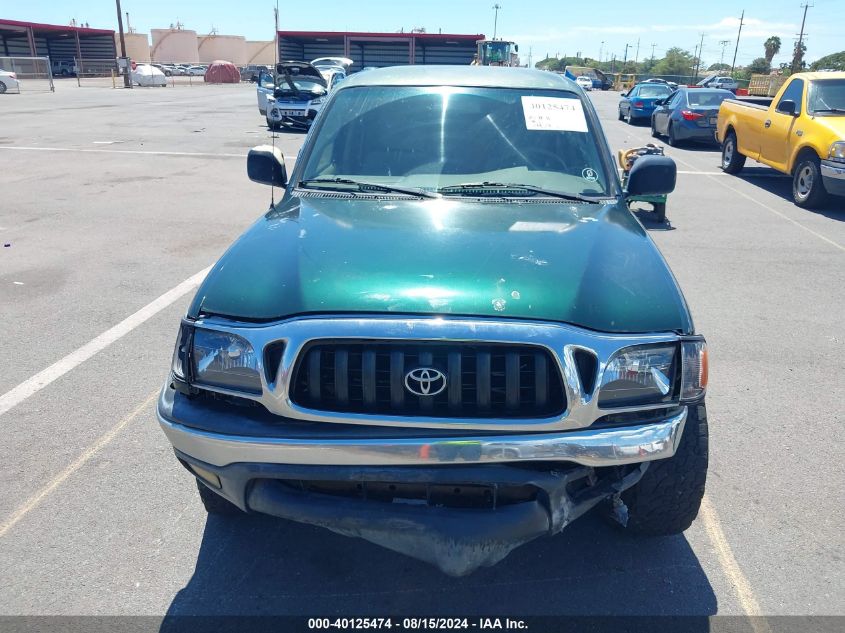 2002 Toyota Tacoma Prerunner V6 VIN: 5TEGN92N02Z069559 Lot: 40125474