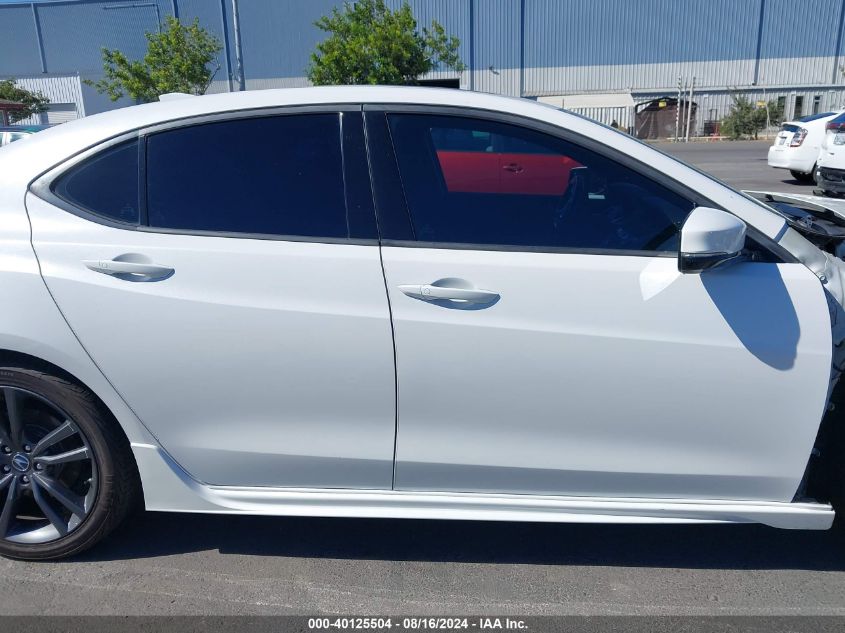 VIN 19UUB2F64KA005252 2019 ACURA TLX TECH   A-SPEC PKGS