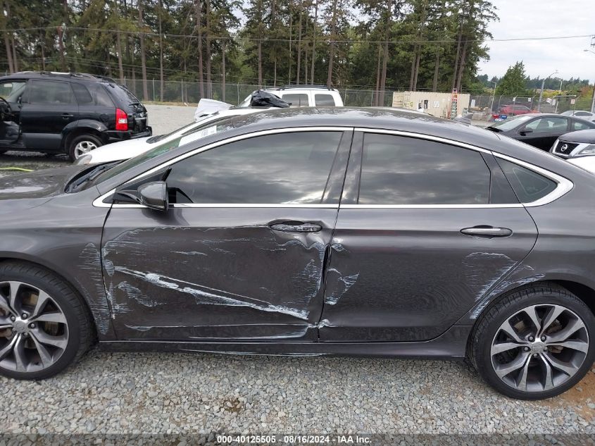 2015 Chrysler 200 C VIN: 1C3CCCCB8FN567835 Lot: 40125505